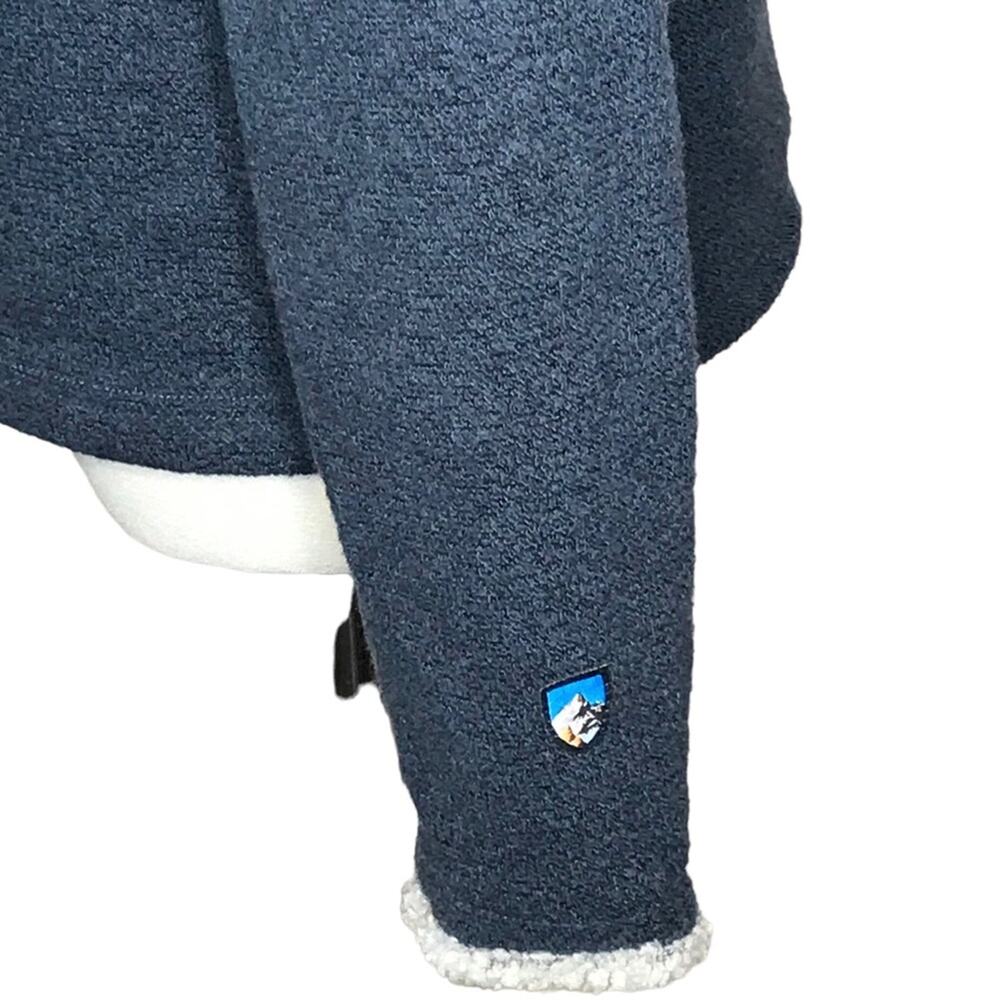 Kuhl Alfpaca Fleece Ingrid Quarter Zip Pullover Sweater-Size Small - Picture 6 of 13